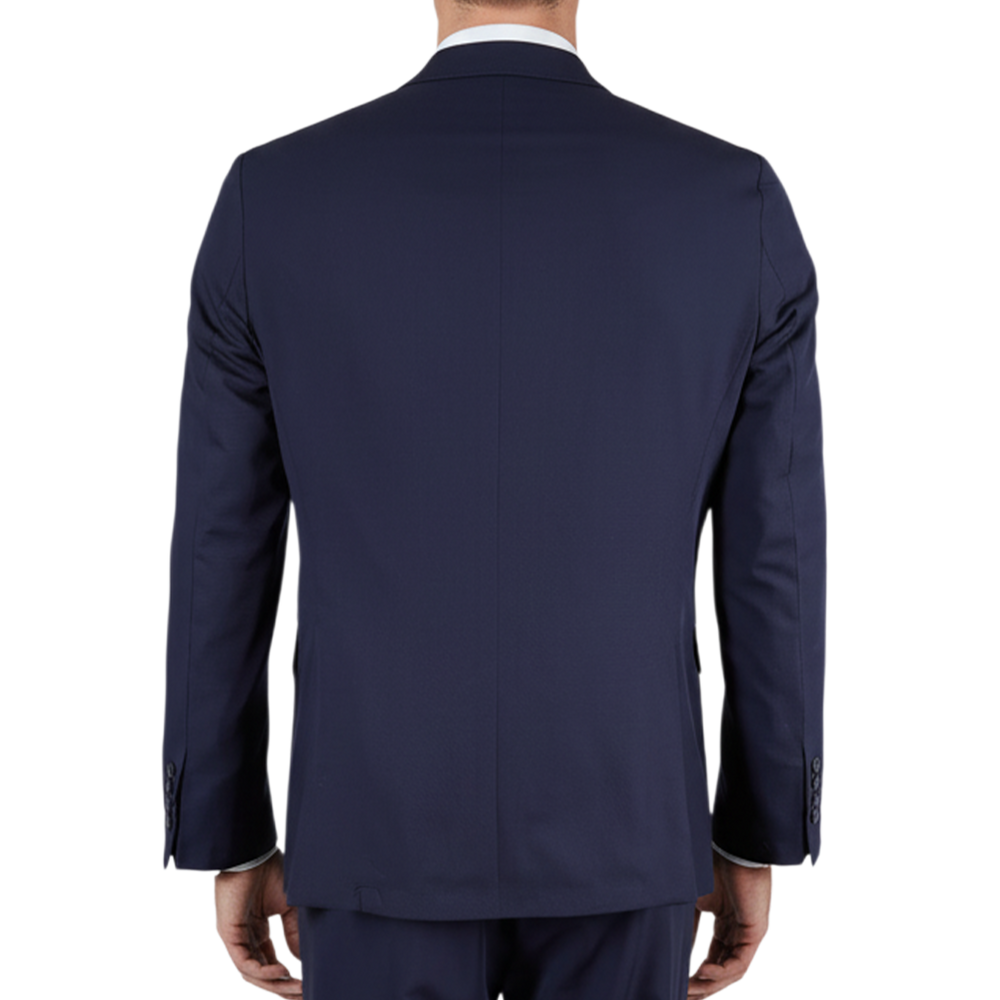 Sakko eines italienischen Dreiteiler-Herrenanzugs, Rückansicht