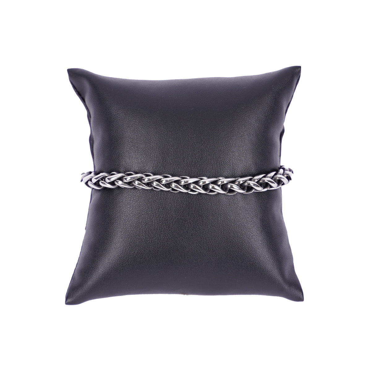 Herrenarmband aus Edelstahl mit klassischer Kettenstruktur von Mancino Accessori – Made in Italy