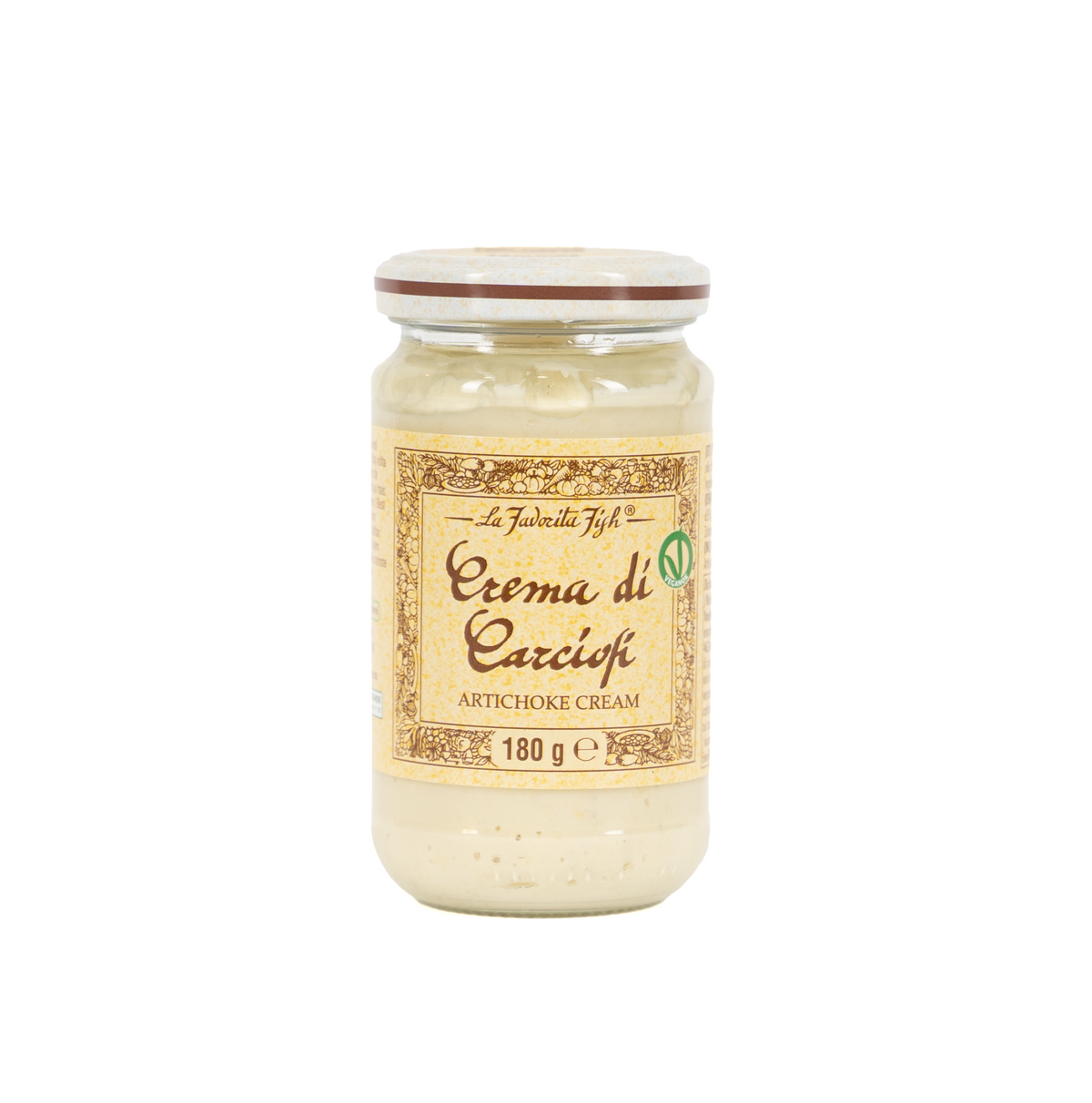 La Favorita Fish Crema di Carciofi 180 g – italienische Artischockencreme im Glas