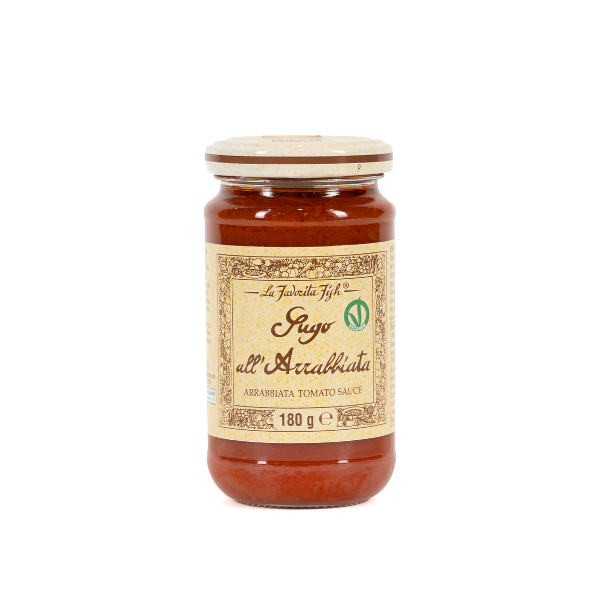 La Favorita Fish Sugo all’Arrabbiata 180 g – pikante italienische Tomatensauce im Glas